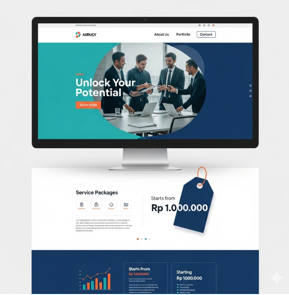 Website Bisnis Kekinian, Harga Mulai 1 Jutaan